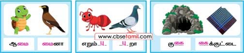 Class 2 Tamil Solution - Lesson 10 உரிய எழுத்தை எழுதி நிரப்புக