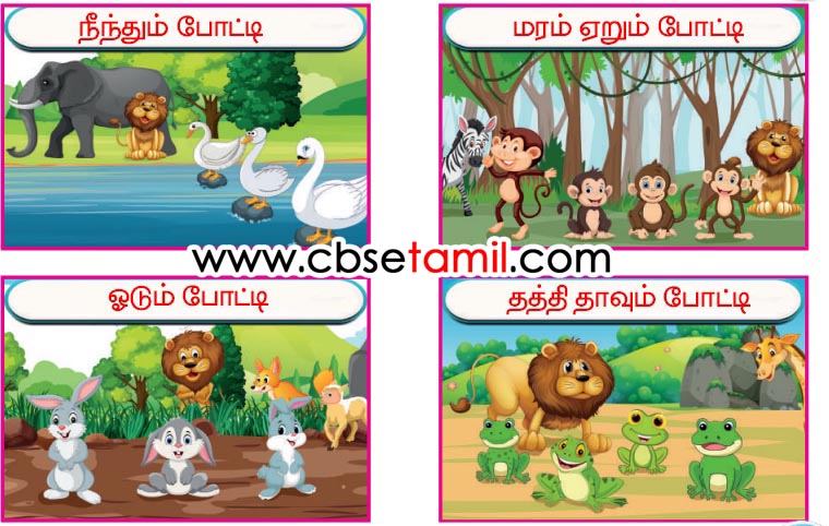 Class 3rd Book Back Answer - Kaatil Thiruvizha - Ivargal Enna Pottidukiragal