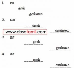 Class 3 Tamil Solution - Lesson 22 ஒவ்வோர் எழுத்தாகச் சேர்ப்போமா?