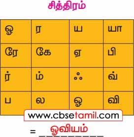 Class 4 Tamil Solution - Lesson 27 கொடுக்கப்பட்ட சொல்லின் பொருள் கட்டத்திலுள்ள எழுத்துகளுள் ஒளிந்திருக்கிறது கண்டுபிடித்து எழுதுக.