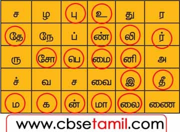 Class 4 Tamil Solution - Lesson 17 சொல் உருவாக்குக