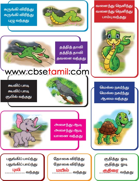 Class 2nd Book Back Answer - Lesson 11 - Nane Paripen - Enge Vanthargal